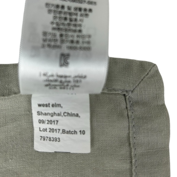 West Elm Linen 20x20 Cloth Napkin Set of 3 - Picture 5 of 6